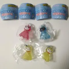 てるてるにゃんこアピるチャーム　猫ネコ　めじるしアクセサリー　ガチャガチャ　4点