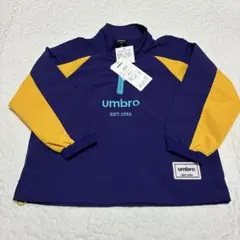 新品未使用 しまむら umbro アンブロ アノラックパーカー 120 パープル