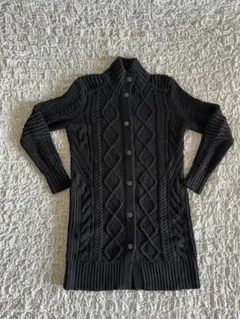 Ralph raurenケーブル編み ロングカーディガン