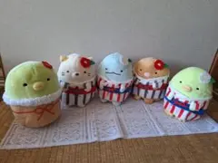 すみっこぐらしぬいぐるみ ぺんぎん、ねこ、とかげ、とんかつ