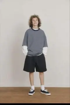 universal products MULTI BORDER T-SHIRT
