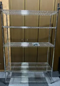 アイリスオーヤマ　5段スチールラック 幅120cm 転倒防止突っ張り　直接引取