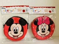ミッキーマウス　ミニーマウス　ポシェット　ポーチ　ディズニー　ミッキー　ミニー
