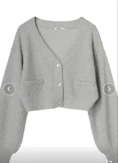 earth music&ecology グレー カーディガン Mサイズ