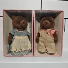 シルバニアファミリーサイズ☆ブラウンくまのお父さん用はんてん シルバニアファミリーサイズ☆ブラウンくまのお父さん用はんてん