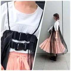 annon シースルーエプロン ブラック - メルカリ