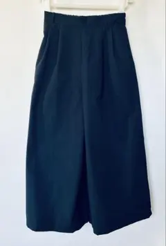 earth music&ecology ガウチョパンツ　ネイビー　冬用