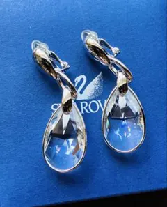 スワロフスキー Swarovski 大粒イヤリングのサムネイル