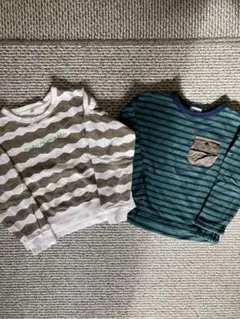 ボーダー キッズ トレーナー 2点セット 110〜120