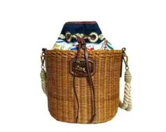 ETRO エトロ ペガソ カゴバッグ 巾着 バケット