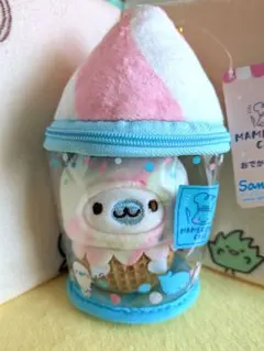 まめゴマ　Mamegoma Cafe アイスクリームてのりぬいぐるみ　おでかけ まめゴマ Mamegoma Cafe アイスクリームてのりぬいぐるみ おでかけ
