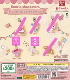 サンリオ ゆるっとめじるしアクセサリー 5点