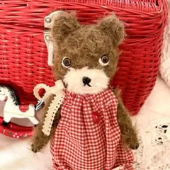 ふさふさくま アーティストベア テディベア 海外作家様 ハンドメイド
