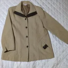 Richriver ベージュ ウールコート