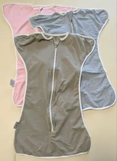 Aikuruc スワドルMサイズ3枚セット ピンク グレー