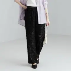 ＜MY FAVORITE PROJECT＞ FM シアー ジャカード パンツ