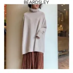 p*o様 【M168】BEARDSLEY ビアズリー ファーニットポンチョ モカ