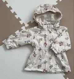 H&M 花柄ウインドブレーカー 4-6M