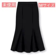 未使用　GU カットソーマーメイドロングスカート マーメイド　ジーユー　Mのサムネイル