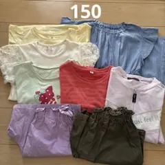 150 夏冬まとめ売り　半そで女児