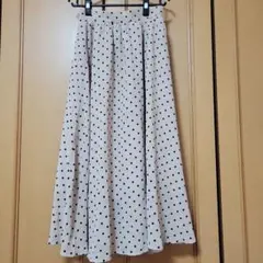 GRL ドット柄 ロング スカート
