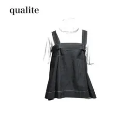 ★土日限定 タグ付き カリテ qualite リヨセルデニムベアトップのサムネイル