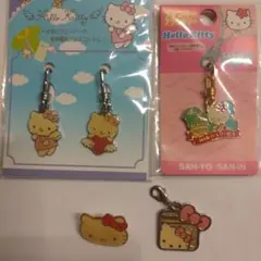 ハローキティ チャーム　ファスナーマスコット　ピンズ　セット