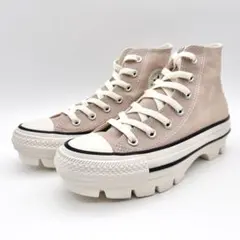 【未使用】コンバース オールスター チャンク HI ベージュ キャンバス 厚底