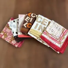 【新品未使用】ハンカチまとめ売り6枚 CELINE セリーヌ 大判ハンカチ