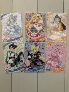 ひみつのアイプリサンリオコラボトレーディングカードセット 6枚