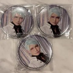 巴形薙刀　缶バッジ3個セット