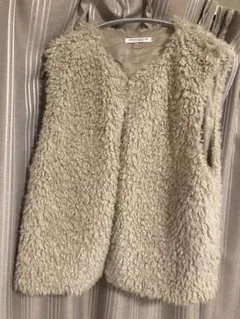 BEAUTY&YOUTH ボアノースリーブベスト