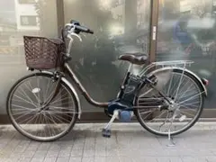 中古電動自転車 パナソニック ビビDX 26インチ　ブラウン 横浜 №3696
