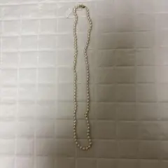 新品未使用自由区コットンパールネックレス　約55cm