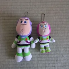 トイストーリー バズライトイヤー ぬいぐるみ キーホルダー 2体セット