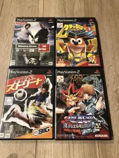 PS2 ゲームセット 3本 (ストリートはカバーのみ)コナミ