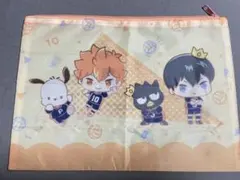 ハイキュー!! 烏野 影山 日向 ミニキャラ、サンリオコラボポーチセット