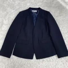 ロペピクニック360°ウルトラストレッチ ノーラペルジャケット ネイビー 40