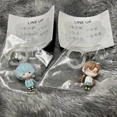 エヴァンゲリオン エヴァ めじるしアクセサリー レイ マリ セット カプセルトイ