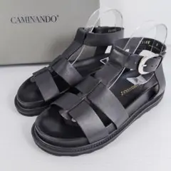 カミナンド フィッシャーマンサンダル グルカサンダル ブラック 25cm 相当のサムネイル