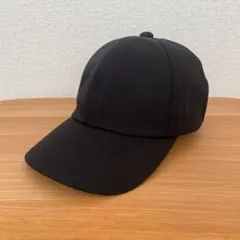 MUJI 無印良品　ＵＶカット　透湿撥水　防水テープ使い　キャップ 黒のサムネイル