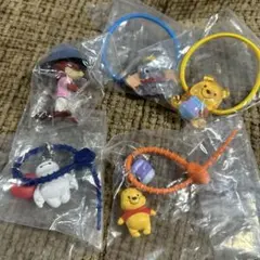 ディズニー　マルチチャーム　まとめ売り　プーさん　ベイマックス　ズートピア　5個