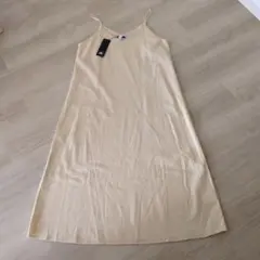新品 ABITOKYO キャミワンピース ベージュ F