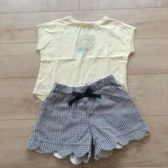 après les cours Tシャツとショートパンツセット 100cm