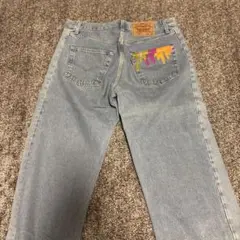 ペイントデニム デニム