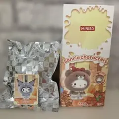 Sanrio MINISOリトルケープ顔変化ブラインドボックスぬいぐるみ　クロミ