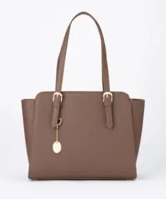 ブラウン トートバッグ 合成皮革