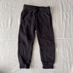 H&M スエットジョガーパンツ キッズ ブラック 100cm