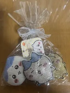 ちいかわ　ラインストーンキーホルダー　マスコットミラー　3点