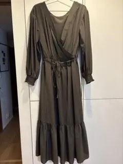 Doux archivesドット柄ラップワンピース Mサイズ